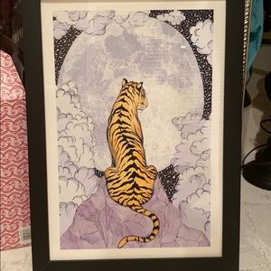 Urban outfitters tiger painting